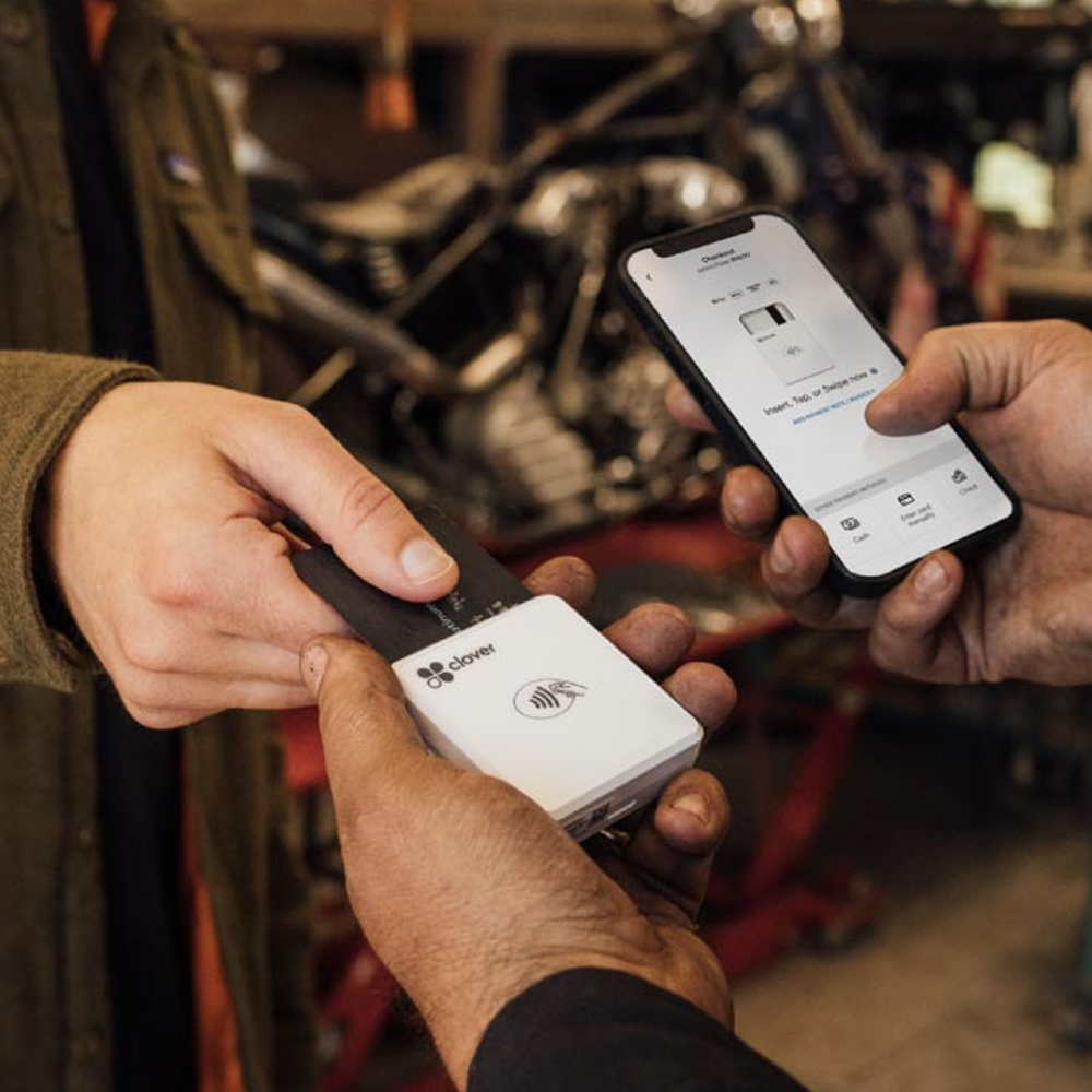 Tap to pay with Clover POS